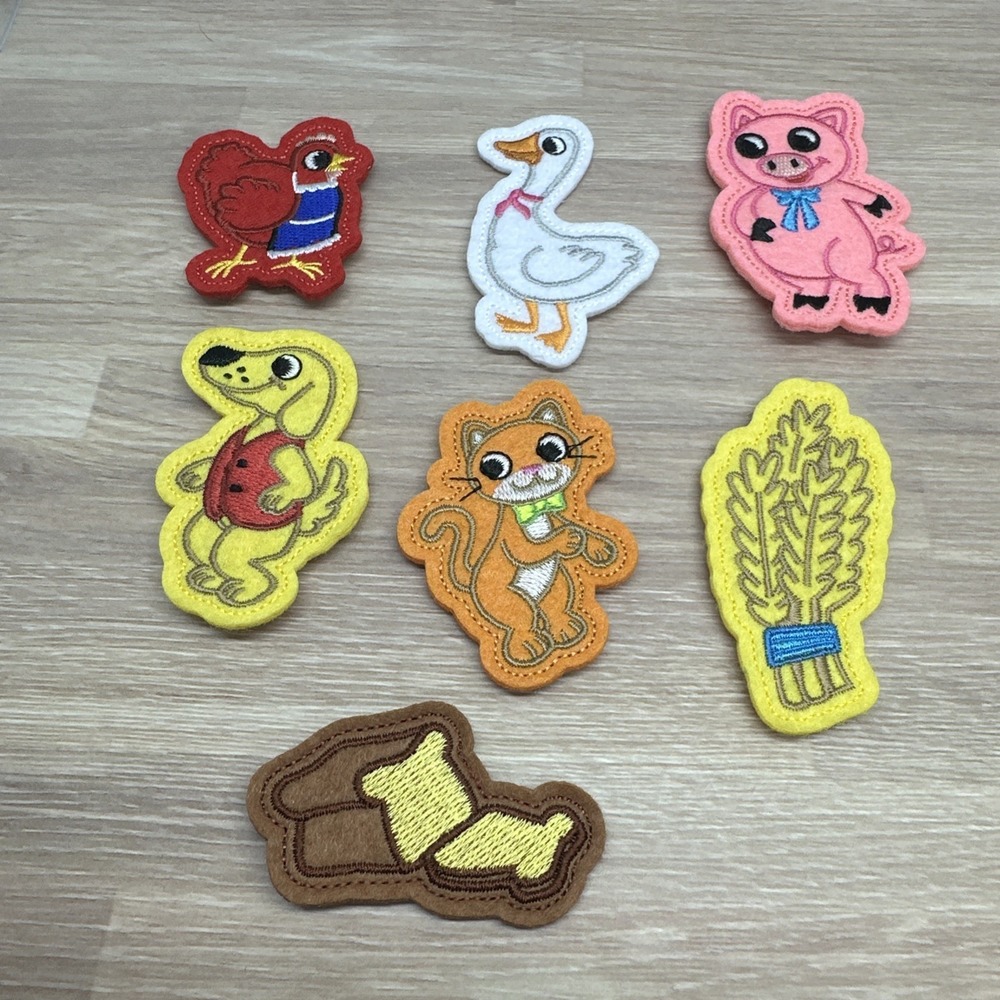 Little‎ Red Hen - Story Telling Glove Puppets Lakeshore Puppets (7 Pieces)